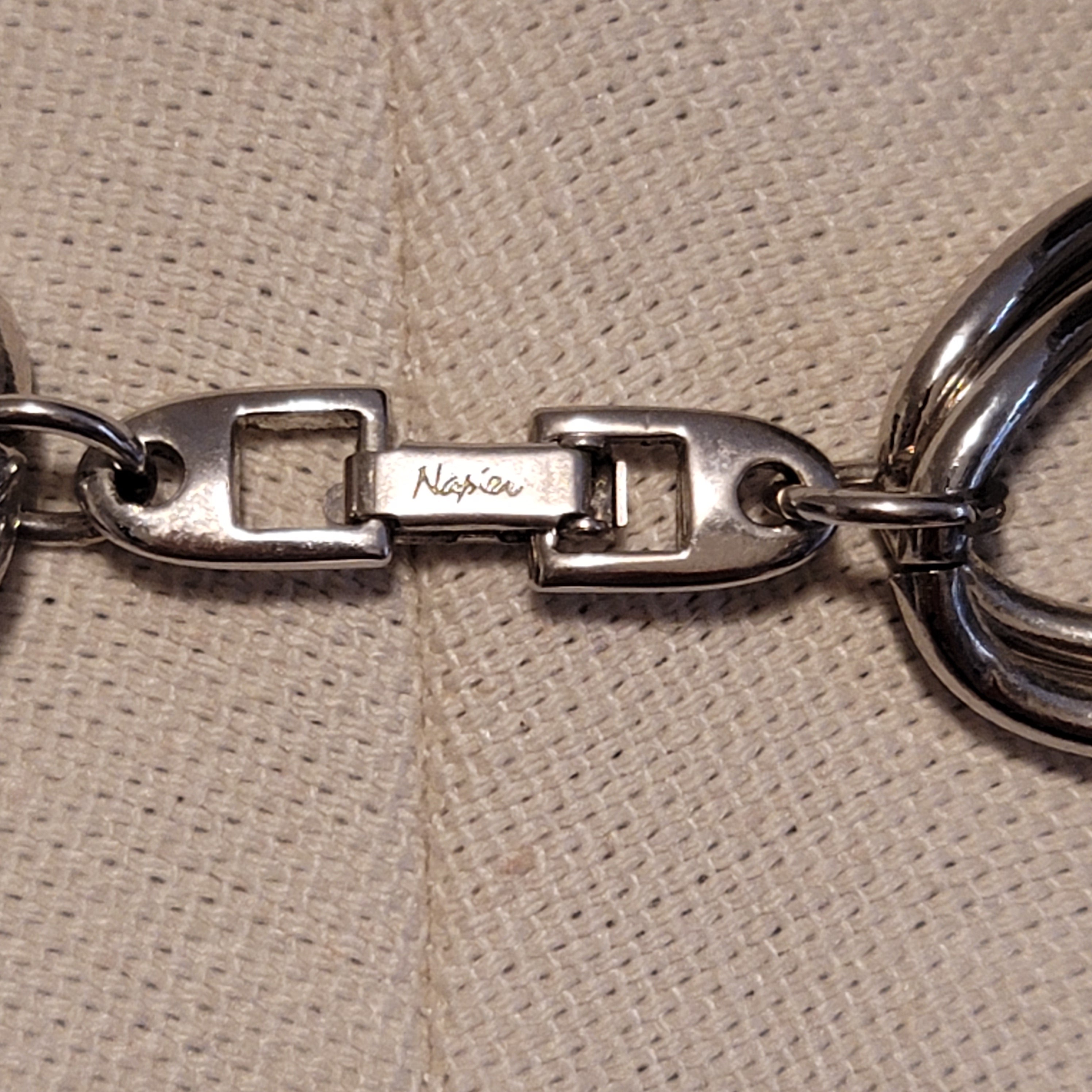 Vintage Silver Tone Chain Necklace