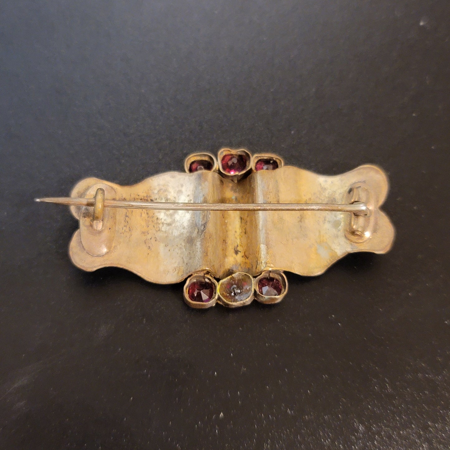 Vintage Garnet Brooch