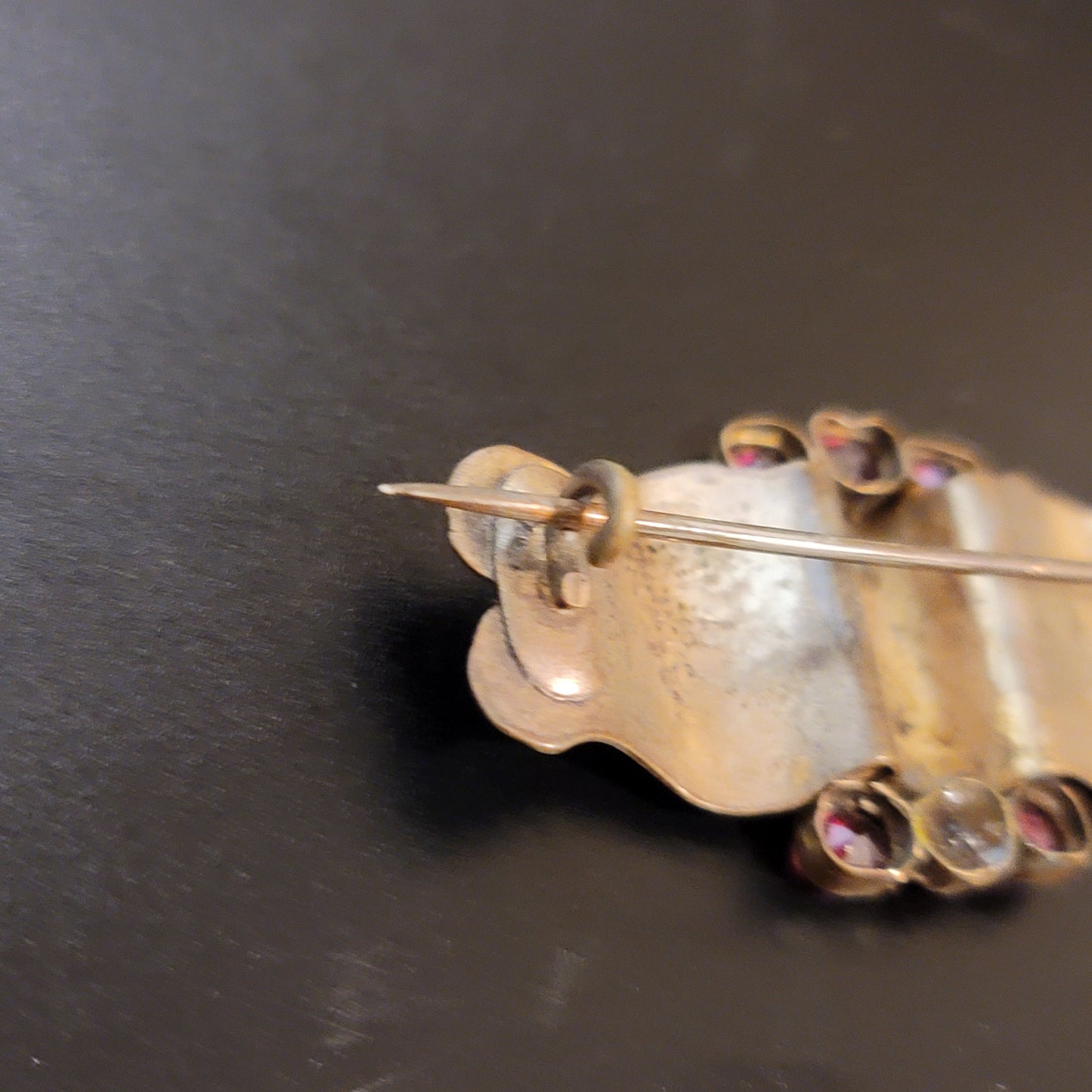 Vintage Garnet Brooch
