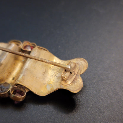 Vintage Garnet Brooch