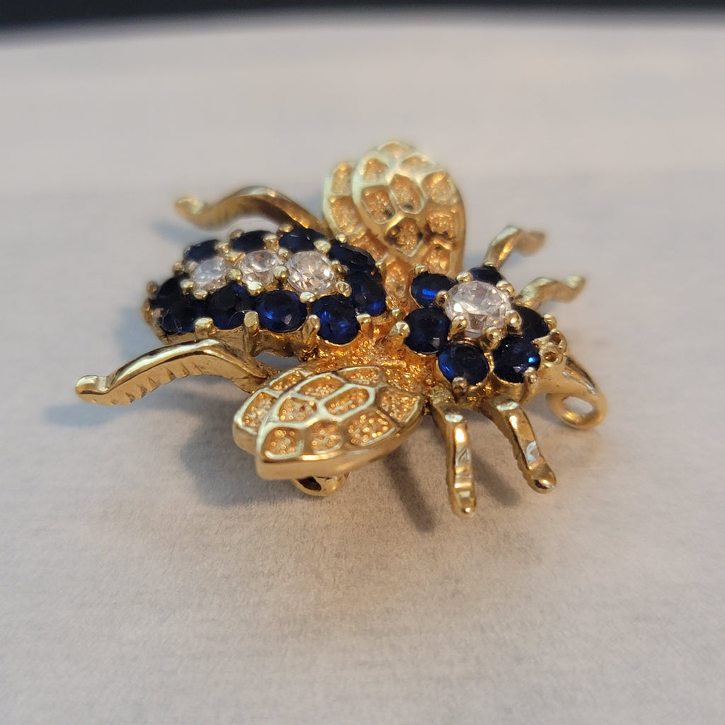 Vintage Vermeil Bee Brooch
