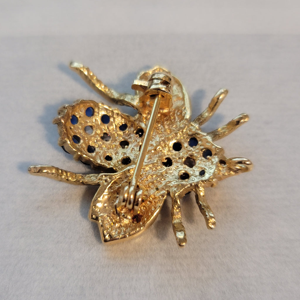 Vintage Vermeil Bee Brooch