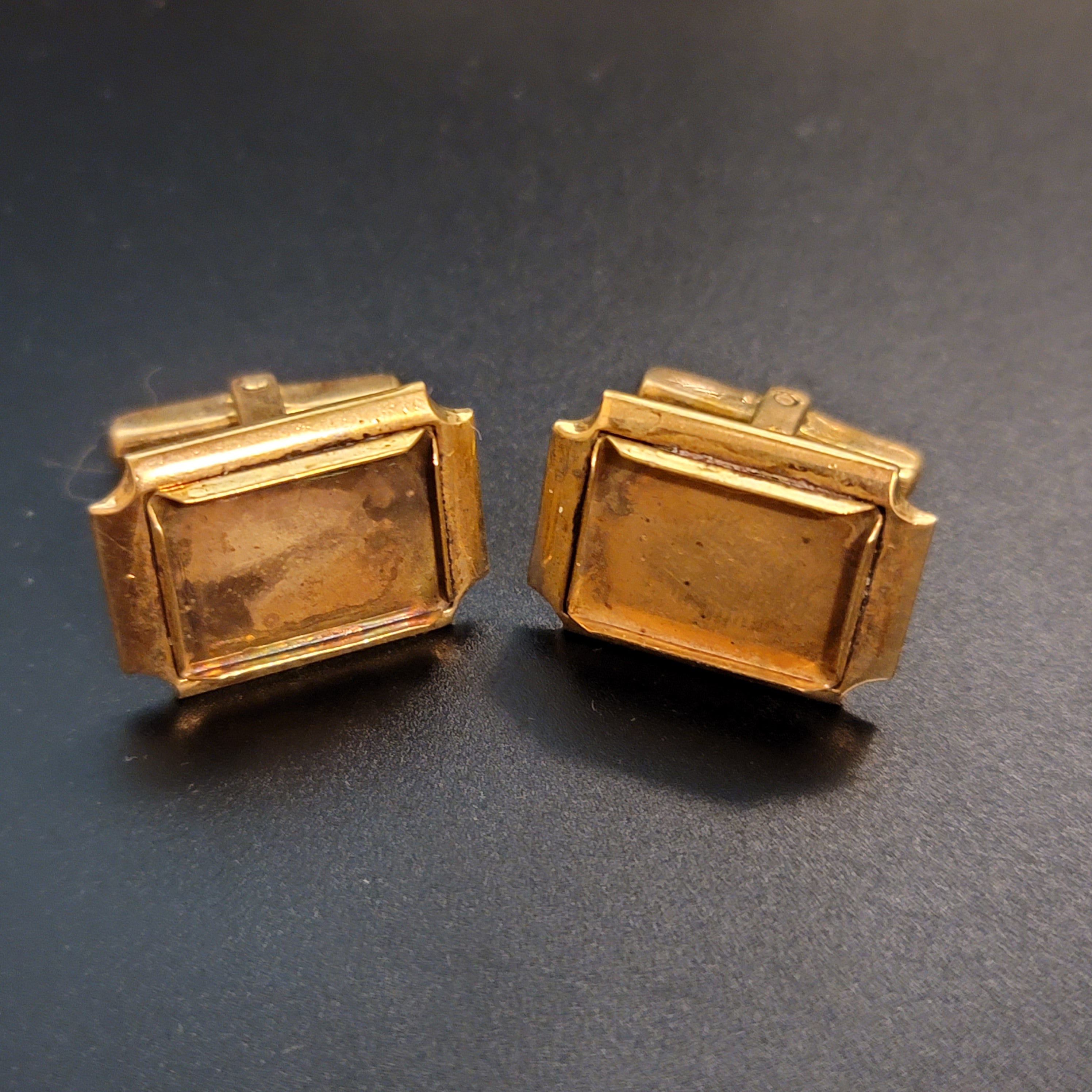 Vintage Gold Tone Cufflinks