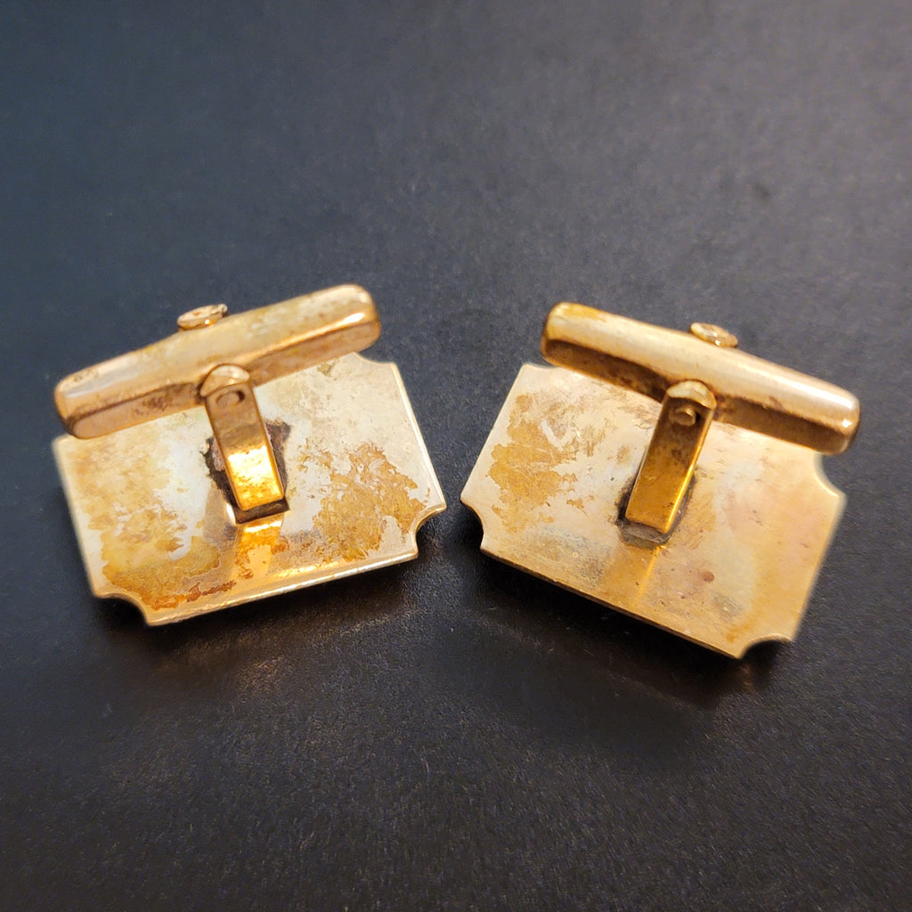 Vintage Gold Tone Cufflinks