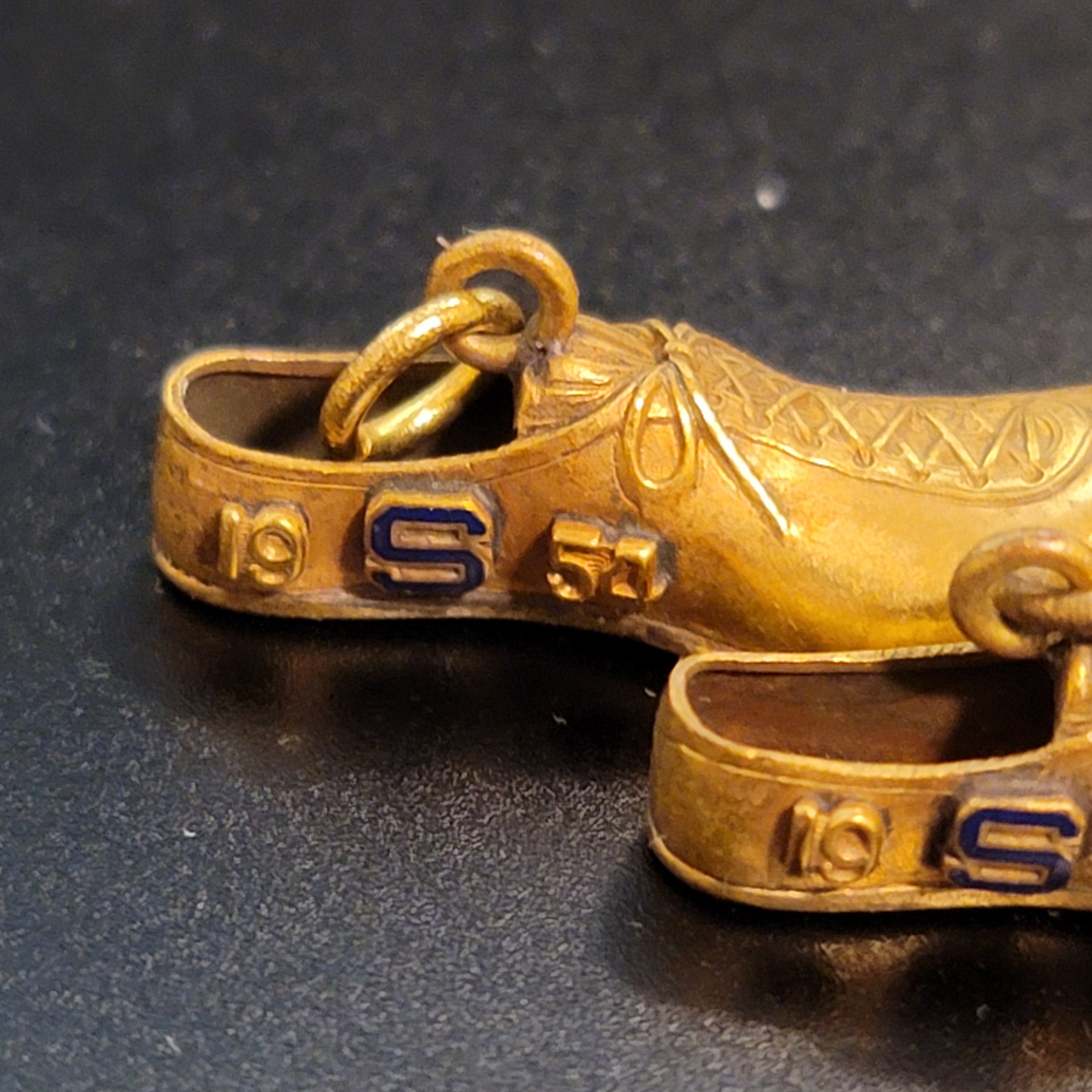 Vintage 1954 Cleat Running Shoes Charm