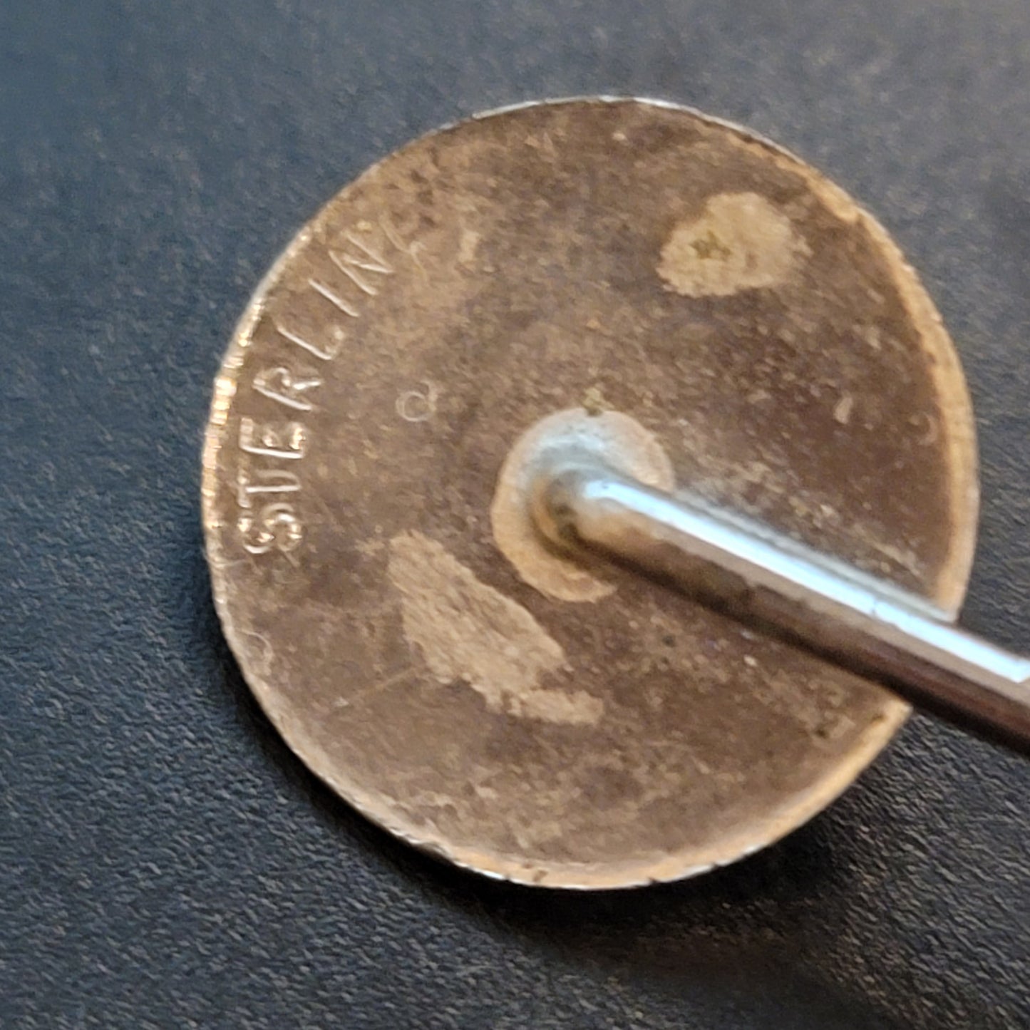Vintage Sterling Monogram Stick Pin