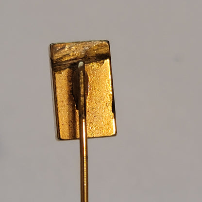 Gold Tone Monogram K Stick Pin