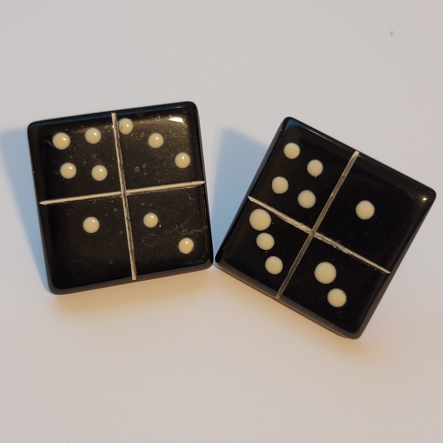 Vintage Domino Style Earrings