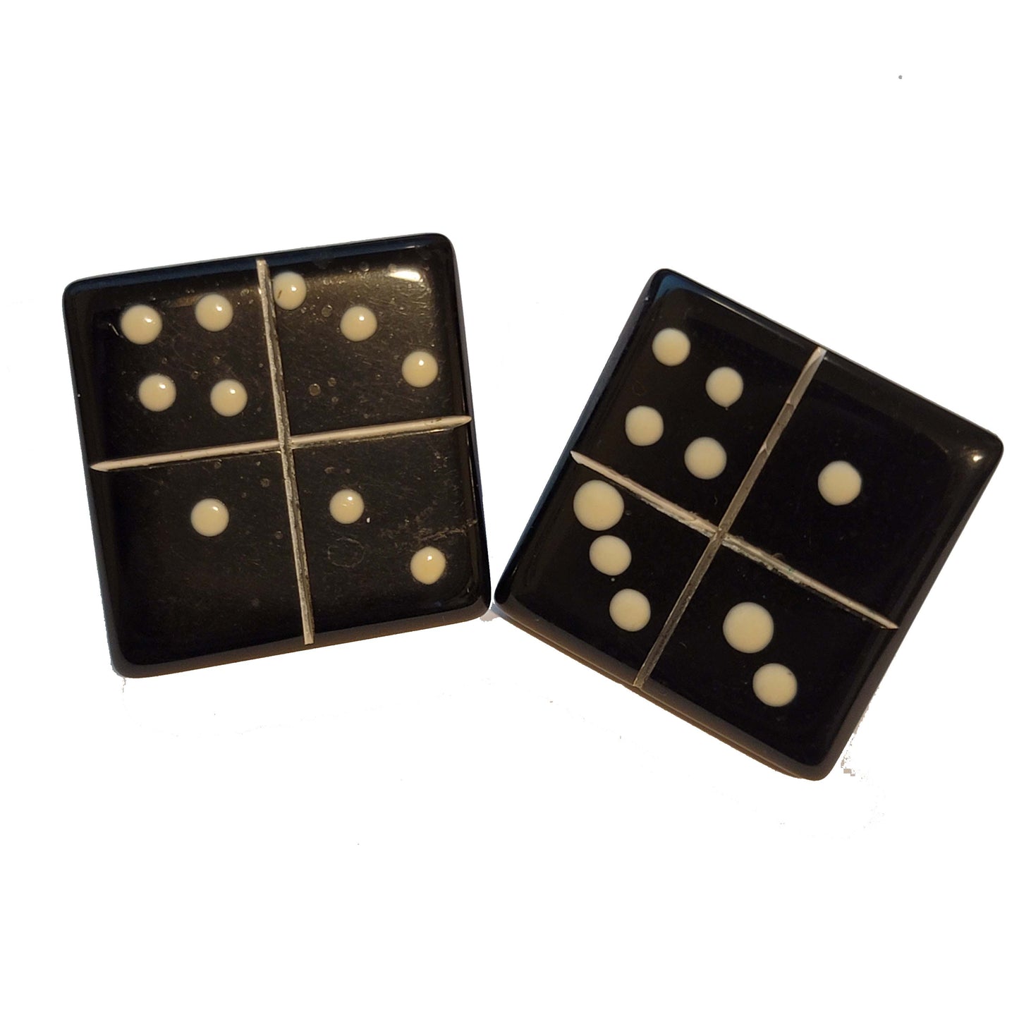 Vintage Domino Style Earrings