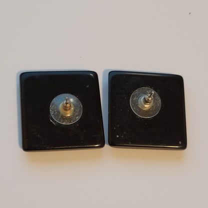 Vintage Domino Style Earrings