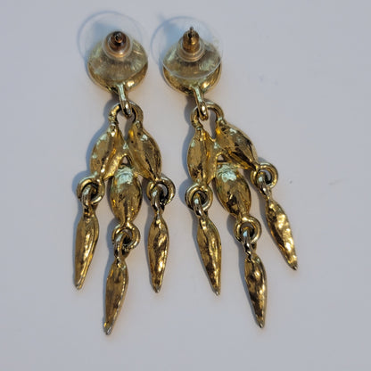 Multi-Colored Enamel Earrings