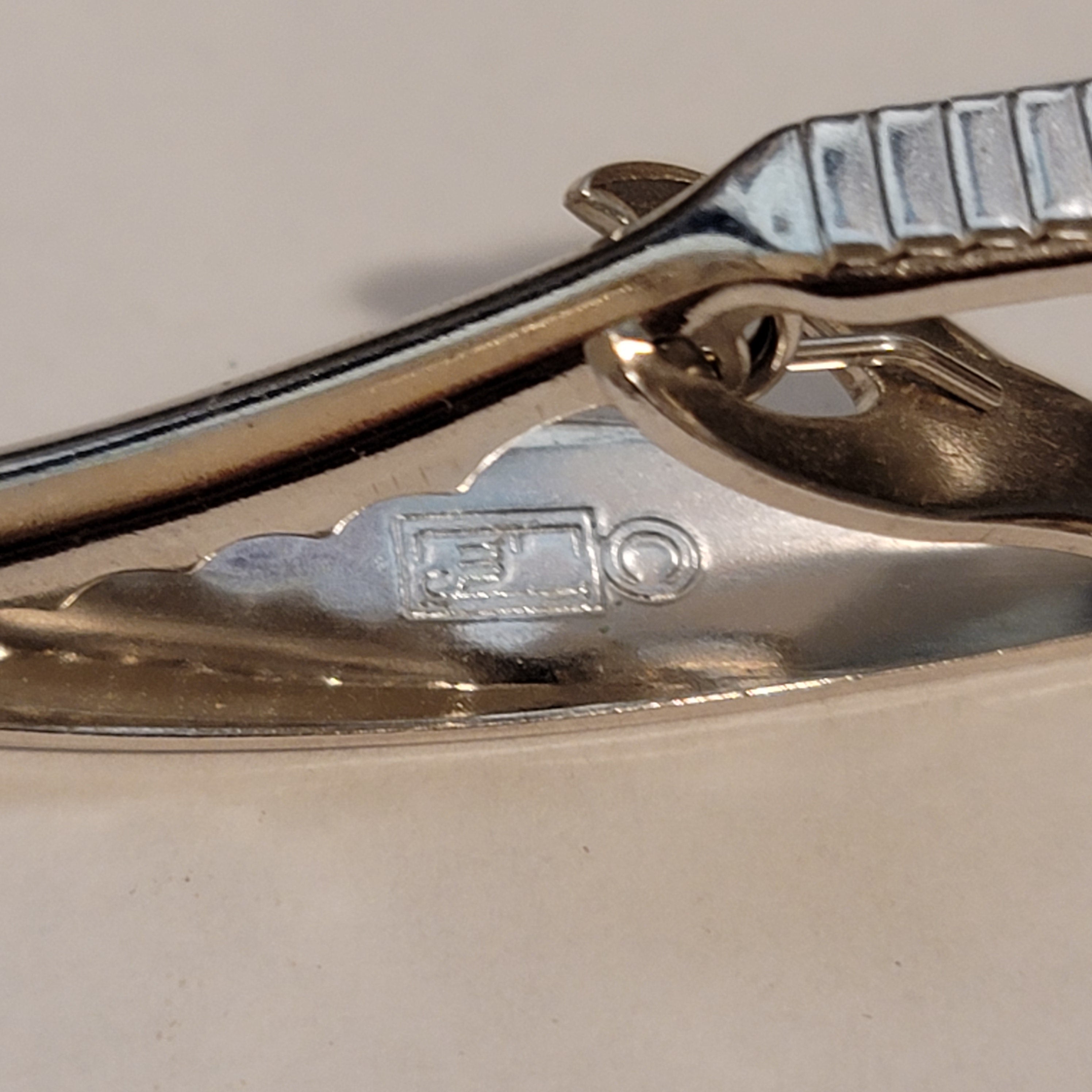 Vintage EMJ (Emmons) Silver Tone Cufflinks