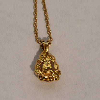 Gold Tone Pendant Necklace