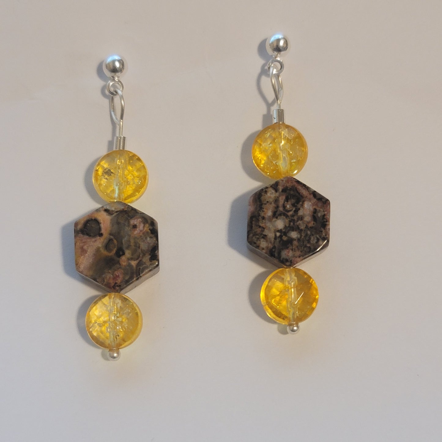 Citrine Jasper Earrings