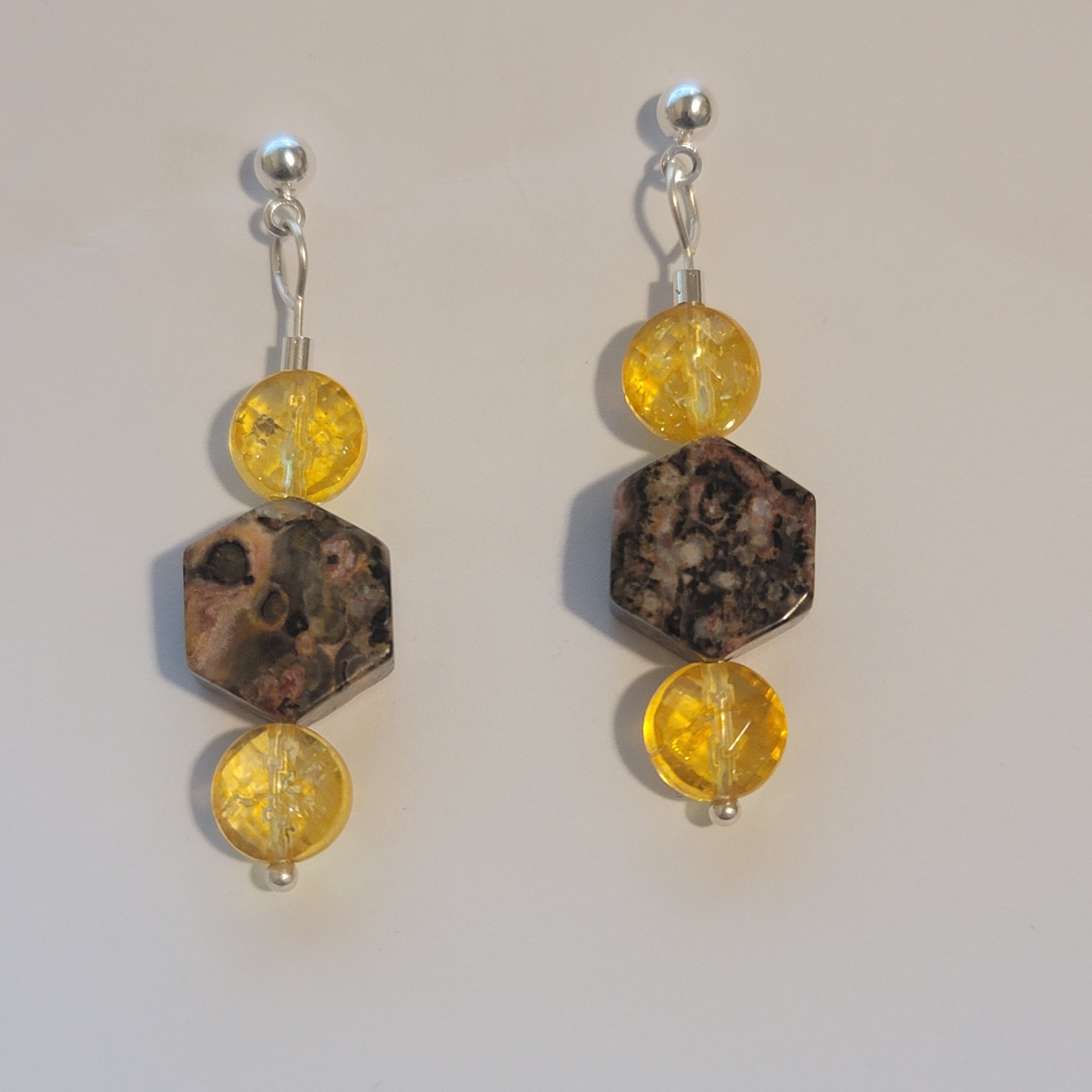 Citrine Jasper Earrings