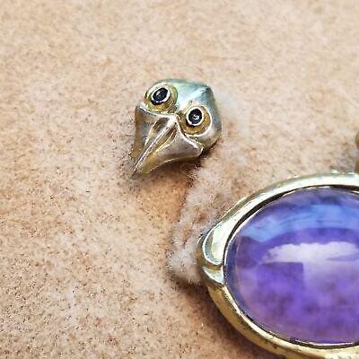 Vintage Ugly Ostrich Brooch