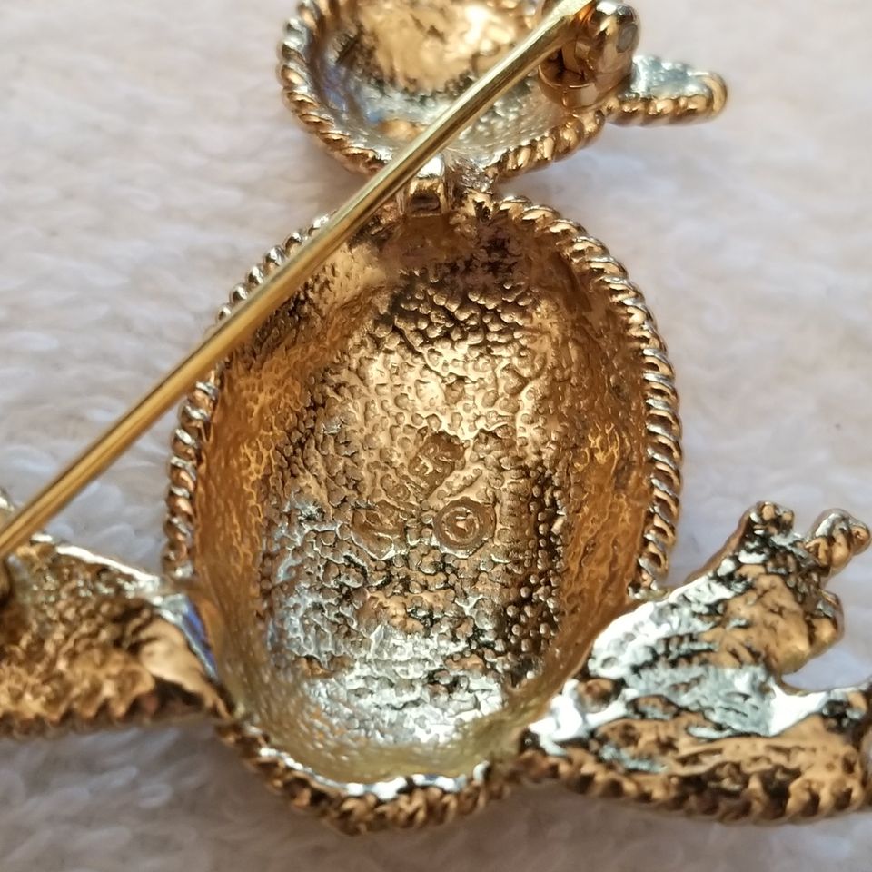 Vintage Napier Duck Brooch
