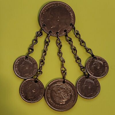 Vintage Coin Brooch