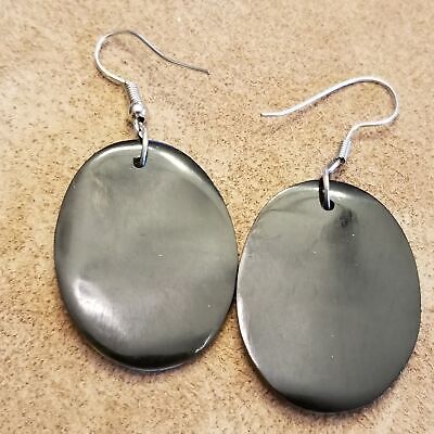 Abalone Oval Earrings