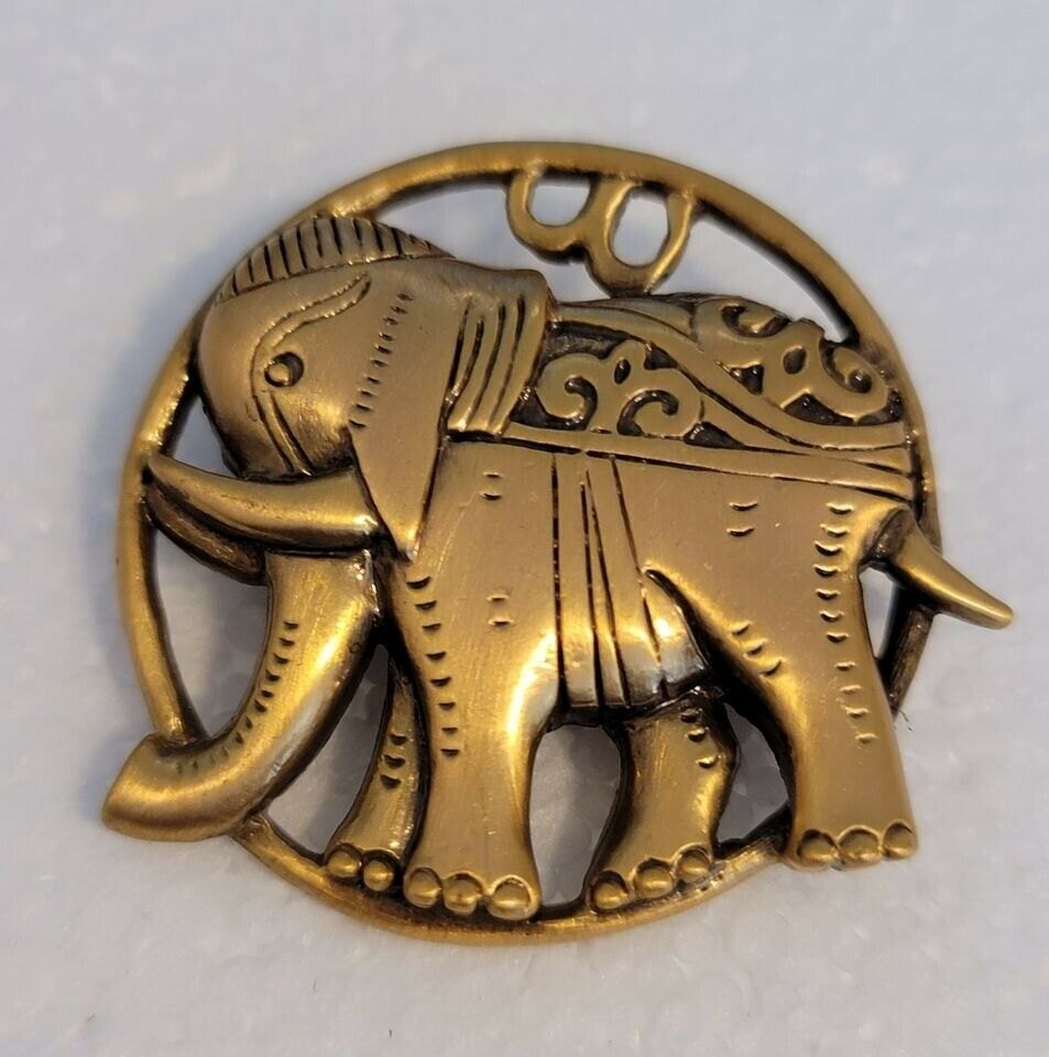 Elephant Brooch