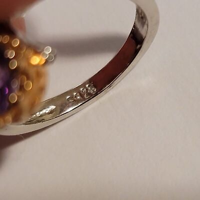 Silver Tone Frog Holding Crown Ring