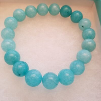 JBloom Blue Beaded Stretch Bracelet