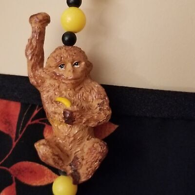 Vintage Monkey & Banana Necklace