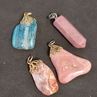 Lot of 4 Stone Charms