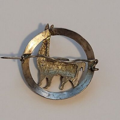 Vintage Alpaca Brooch