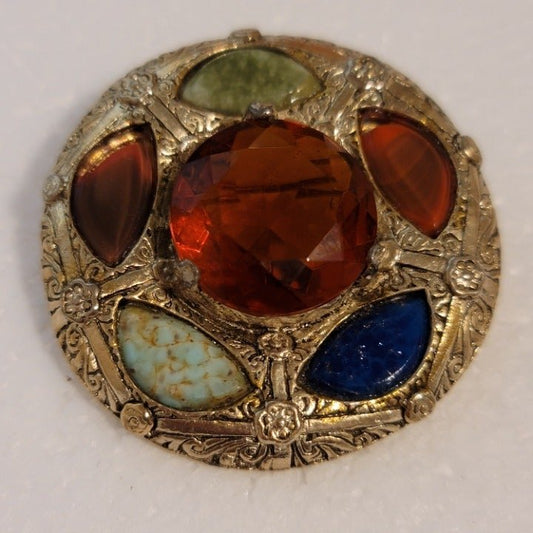 Vintage Scottish Style Kilt Pin Brooch