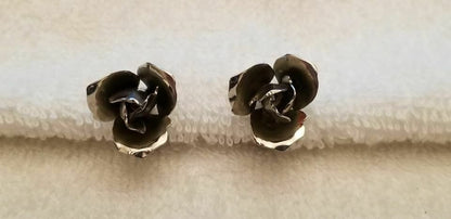 Vintage Silver Tone Screw Back Earrings