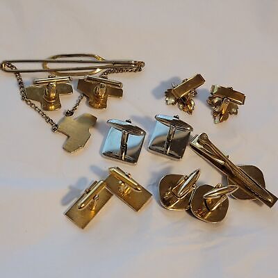 5 Lot of Cufflinks Hickok, Stratton, Cuffwear and Swank