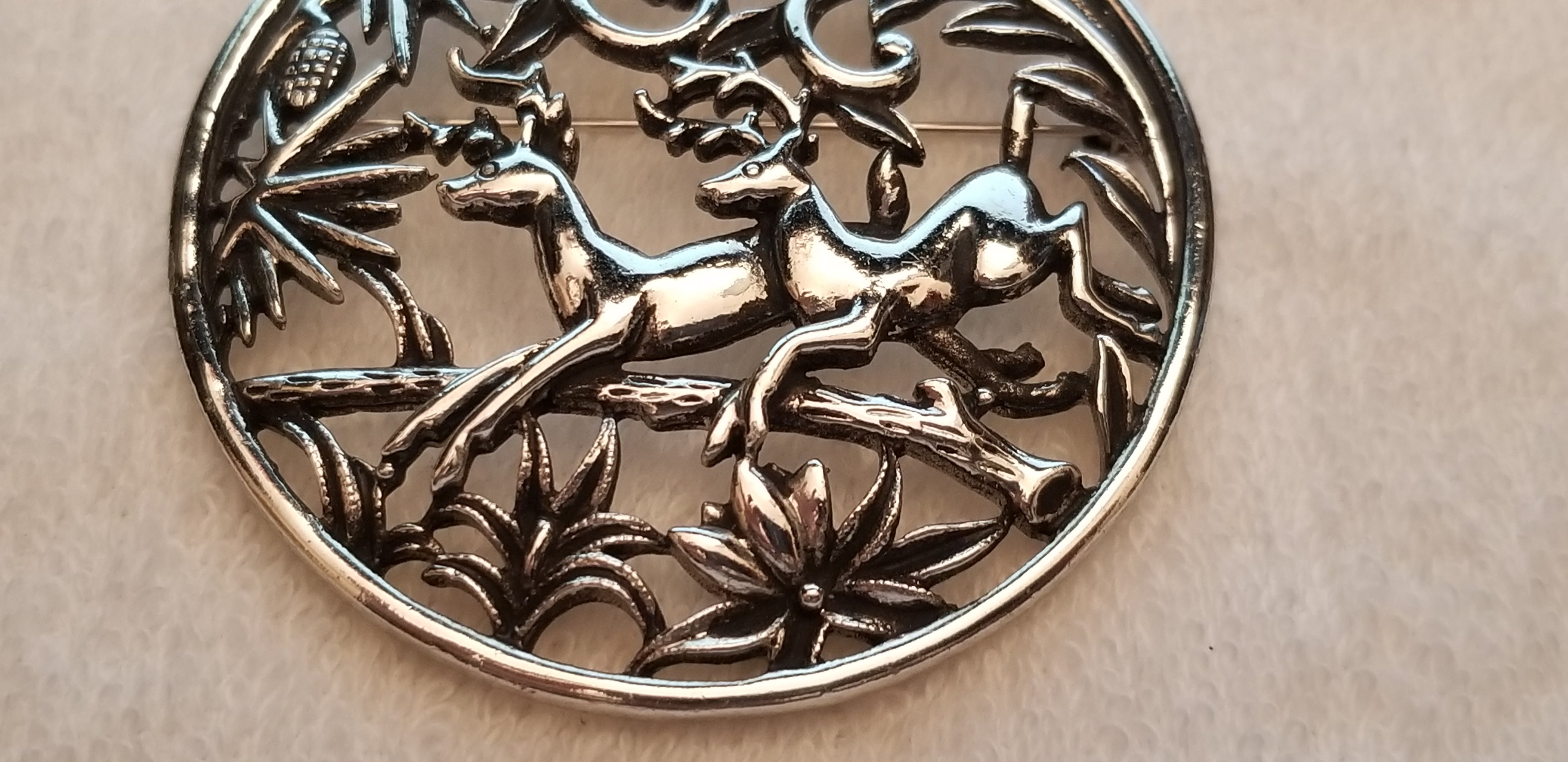 Vintage Sarah Coventry "WOODLAND FLIGHT" Brooch