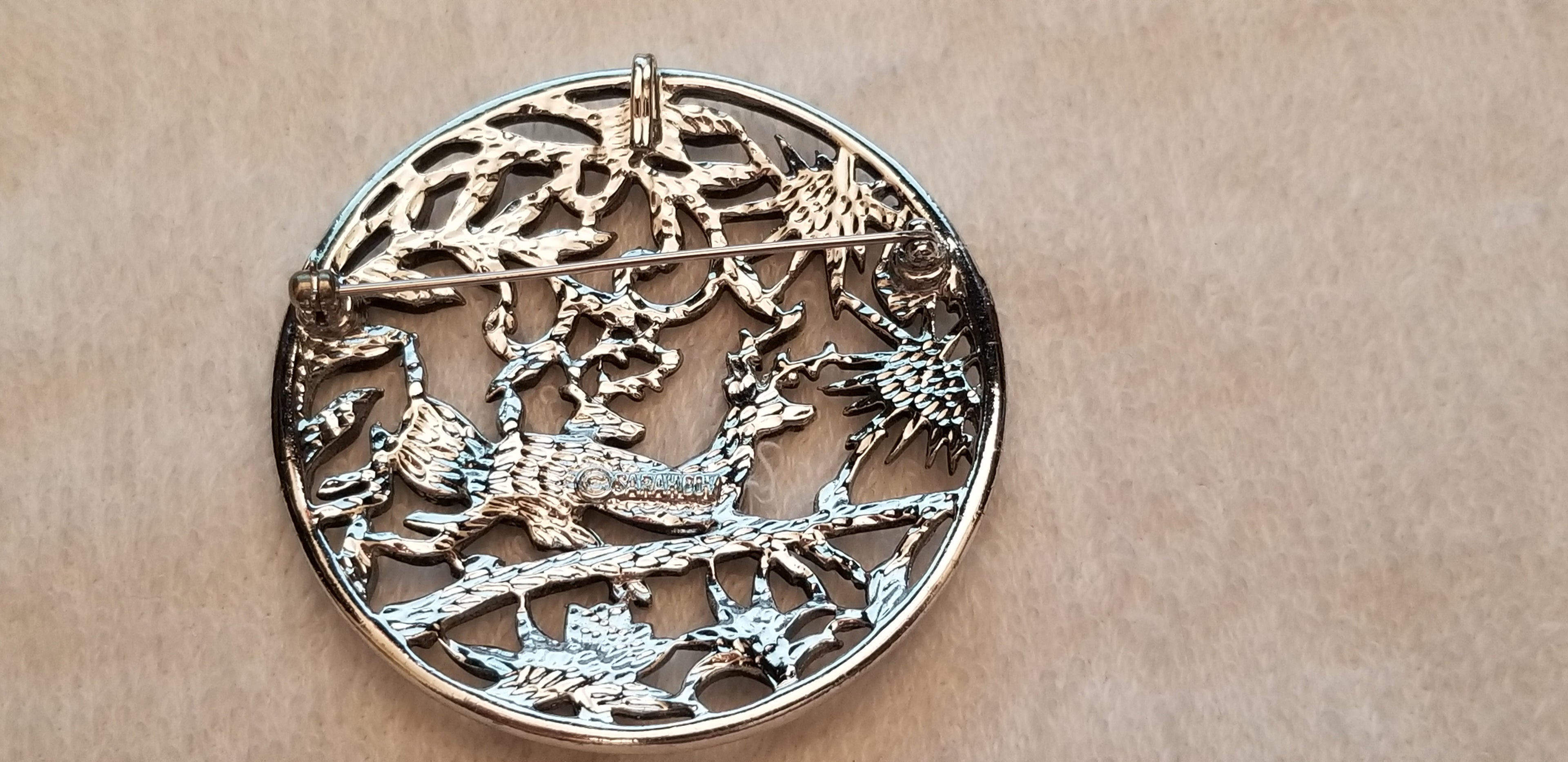 Vintage Sarah Coventry "WOODLAND FLIGHT" Brooch