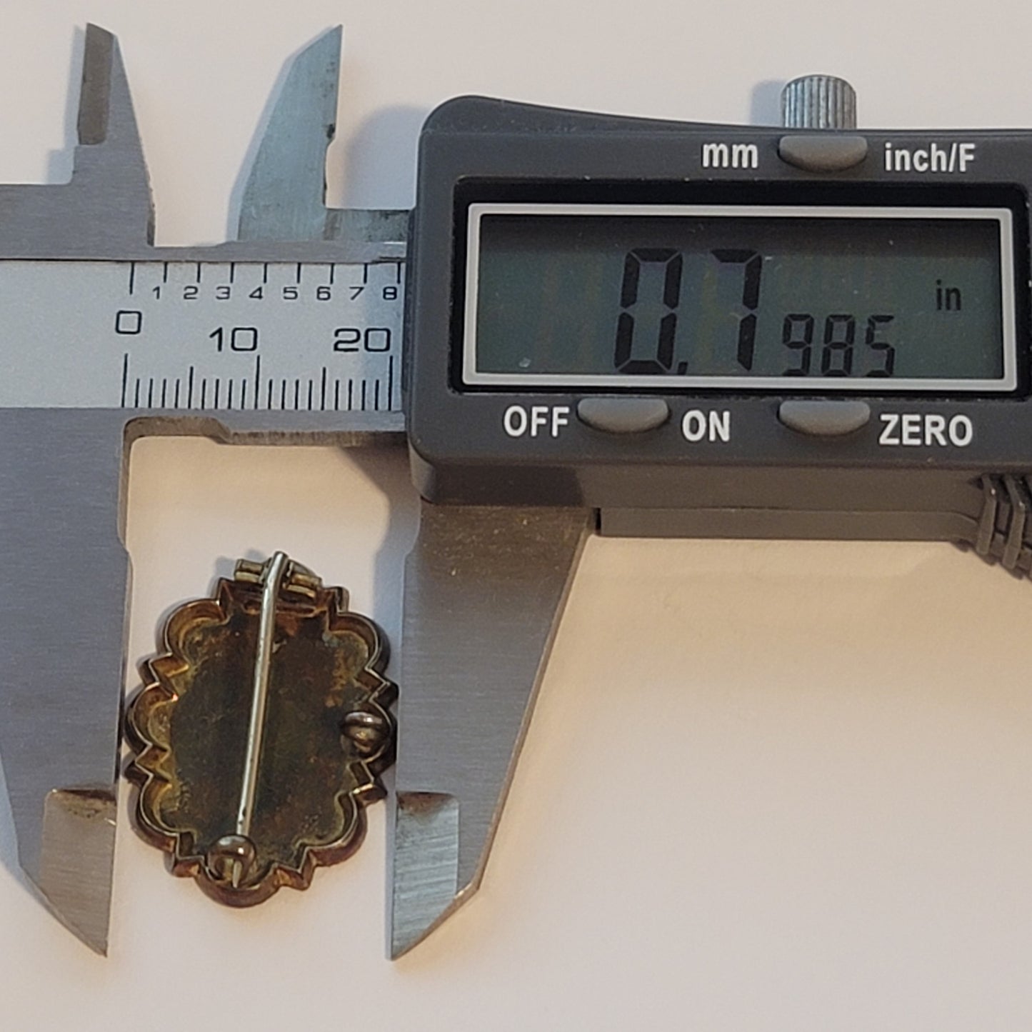 Vintage Victorian Silver Engraved Pendant Brooch