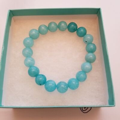 JBloom Blue Beaded Stretch Bracelet