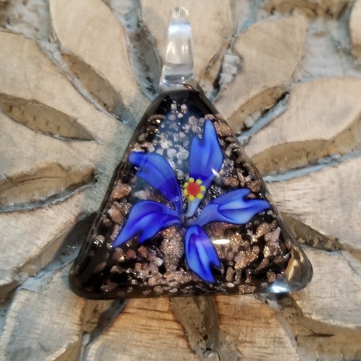 Triangle Glass Pendant