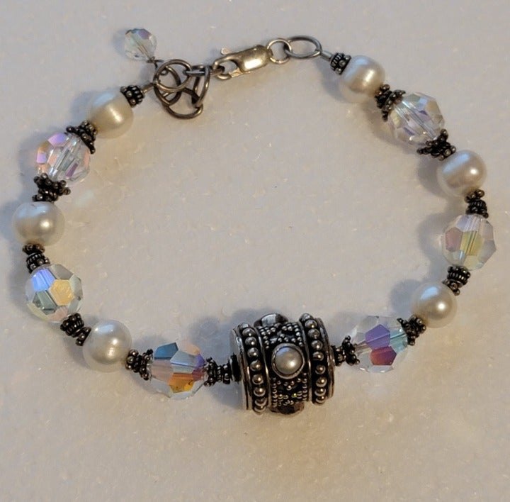 Imitation Baroque Pearl Bracelet