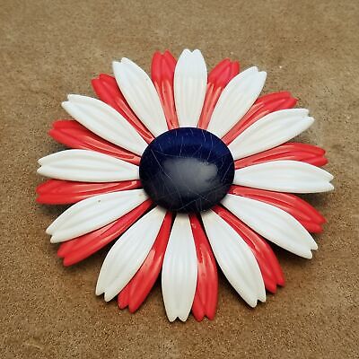 Vintage Metal Flower Brooch