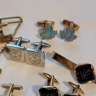 5 Lot of Cufflinks Hickok, Stratton, Cuffwear and Swank