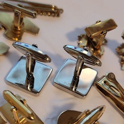5 Lot of Cufflinks Hickok, Stratton, Cuffwear and Swank