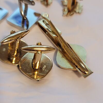 5 Lot of Cufflinks Hickok, Stratton, Cuffwear and Swank