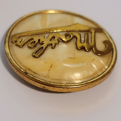 Vintage Mother Round Brooch