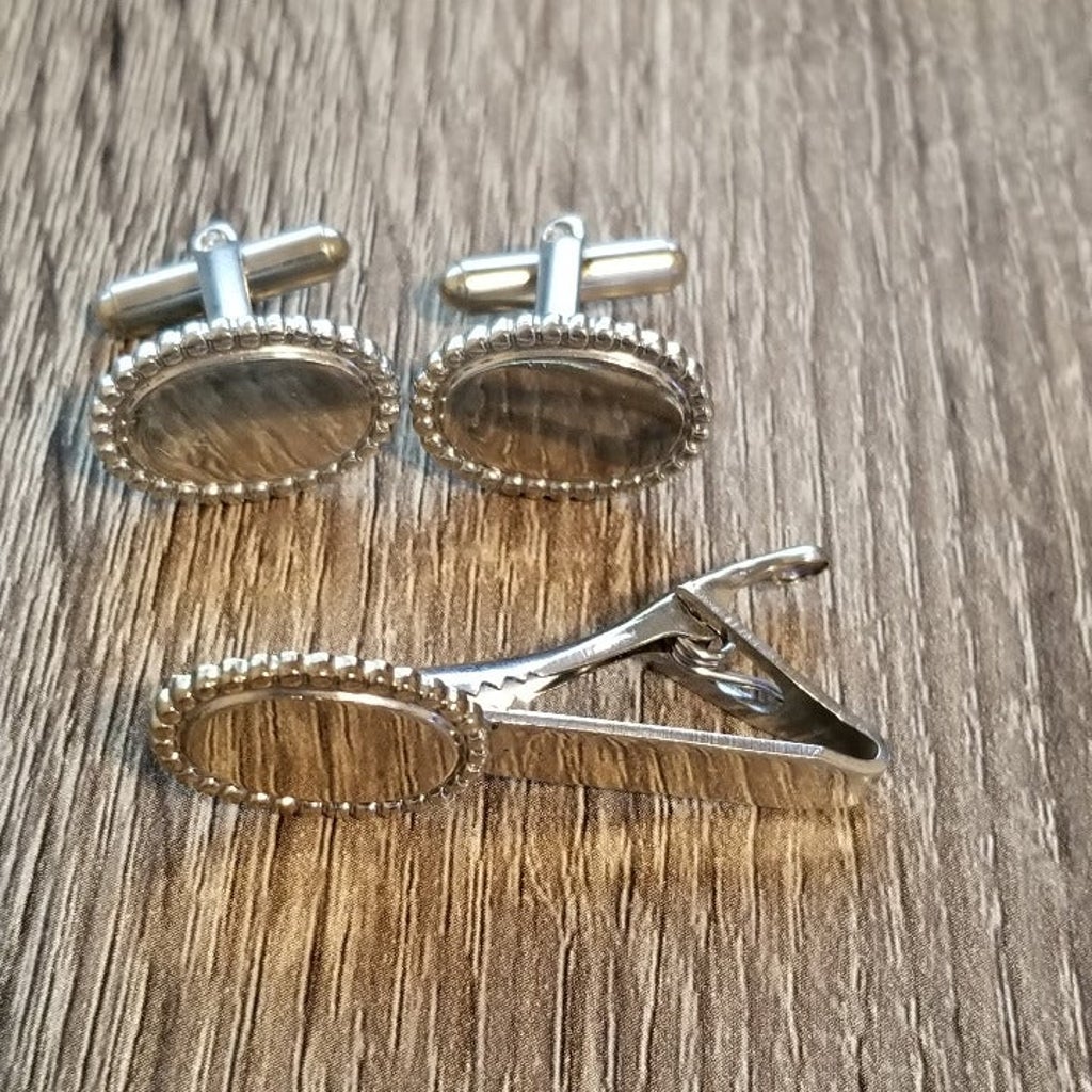 Silver Tone Cufflinks