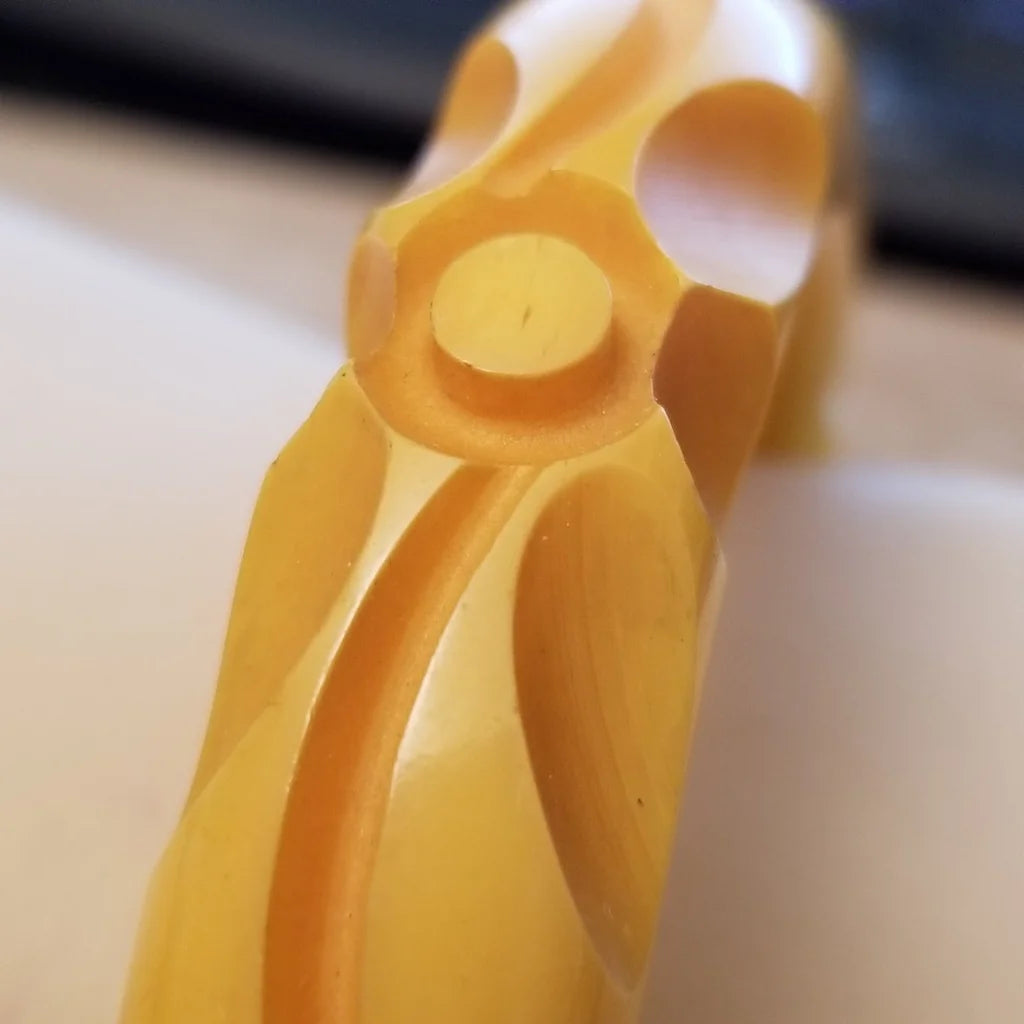 Vintage Butterscotch Bakelite Bangle Bracelet