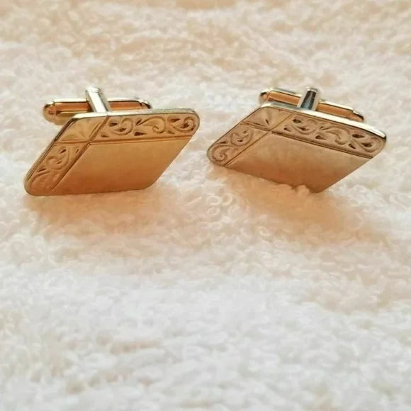 Vintage Gold Tone Cufflinks