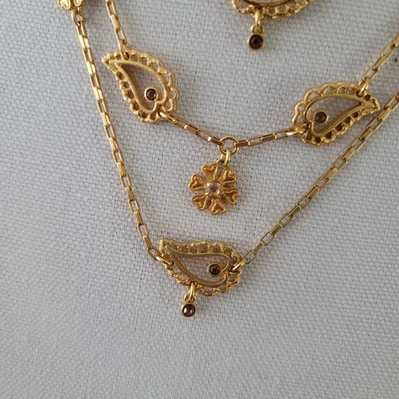 Liz Claiborne Gold Tone Necklace
