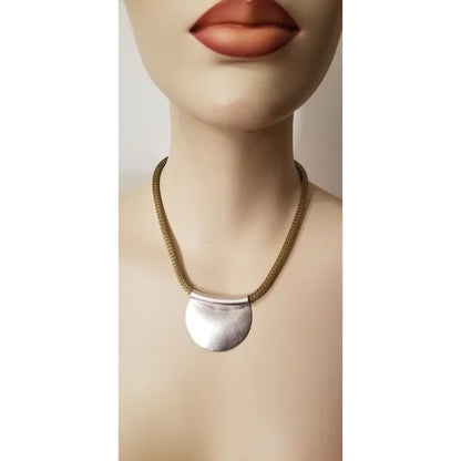 Marjorie Baer - Bar and Crescent Necklace