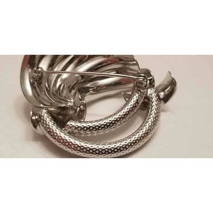 Silver Tone Brooch
