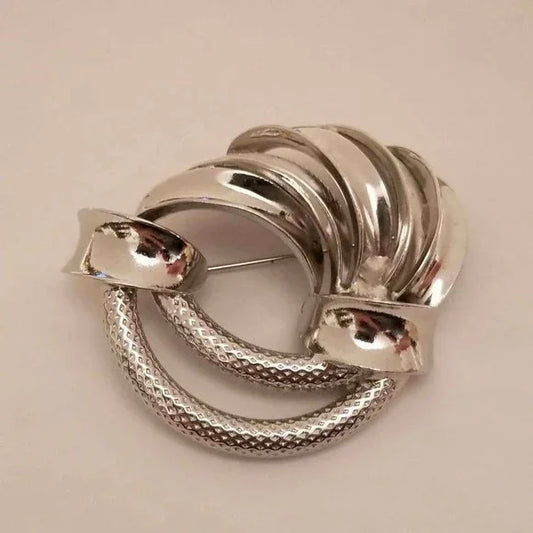 Silver Tone Brooch